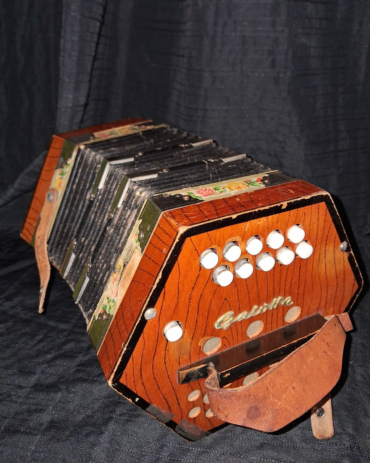 Galotta 20-Button Anglo Concertina (G/D) with Built-in Pickup